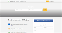 Desktop Screenshot of goldenline.pl